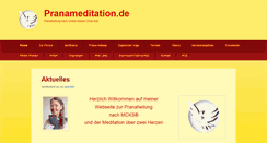 Desktop Screenshot of pranameditation.de